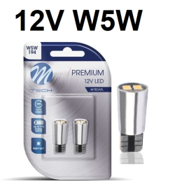 LED AUTO SIJALICA W5W 12V CANBUS BELA LB332W M-TECH